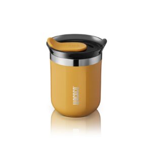 WACACO Octaroma Classico Vakuumisolierte Kaffeebecher Gelb für Business-Traveler bei extremer Klimaveranderung