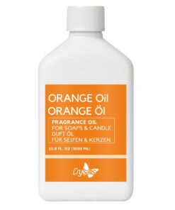 Crysalis Orange Fragrance Oil für Kerzen, Seifenherstellung, Wachmelts & Düsen - Dauerduft - 3|8 oz / 1000 ml | Crysali
