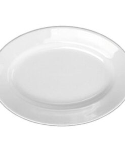 Holst Porzellan Oval Platte 25x17cm Tief Weiß ITA 25 Italien