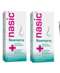 Nasic Nasenspray 15 ml für Erwachsene inkl. Handcreme ODER Handseife Set
