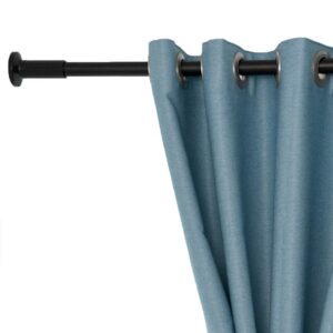 WHITNEY 92 cm-430 cm Extra Lange Gardinenstange - Kein Bohrer erforderlich - Edelstahl Ausziehbare Spannvorhangstange fü