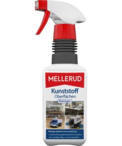 MELLERUD Wirkungsvolles Kunststoff Oberflächen Reiniger - 1 x 0,5 l - Hartnäckige Verschmutzungenibliegen