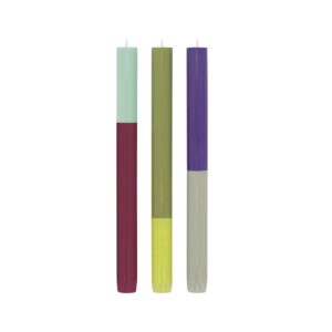 REMEMBER Vegan Stabkerzen Set "Oslo" - 26cm hoch - Trendige Dekoration für jeden Anlass