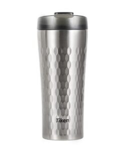 Tiken 470ml Thermobecher - Edelstahl Vakuum Isolierbecher für Kaffee beliebt bei Bekannten | Tiken 470ml Thermobecher -