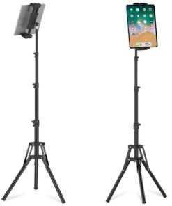 Cenawin Tablet Ständer, iPad Stativ Halterung Höhenverbesserbar bis 160cm für iPad Pro, Air, Mini und 4,7-13,5 Zoll Tabl