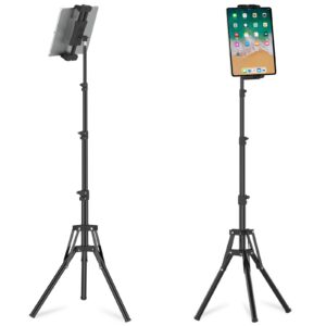 Cenawin Tablet Ständer, iPad Stativ Halterung Höhenverbesserbar bis 160cm für iPad Pro, Air, Mini und 4,7-13,5 Zoll Tabl
