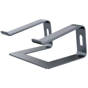 Bewahly Ergonomischer Notebook Ständer für MacBook Pro/Air, Samsung, Huawei MateBook und mehr 10"~17" Laptops (Grau) B