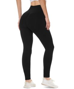 DDOBB Scrunch Butt Lang Seamless Yogahose für Damen Geschiegelaste Push Up Hochgesägte Flexibele Stretch Fabrik Nahtlose