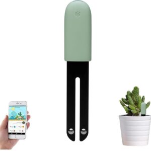 Mijia 4 in 1 Pflanzenfeuchtigkeitsmesser Grün, Bodenfeuchtigkeitssensor, Intelligenter Pflanzen Bodentester, Feuchtigkei