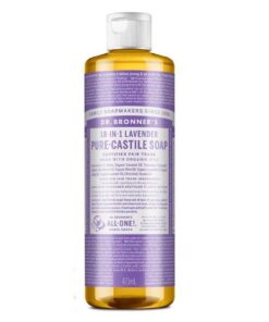 Dr. Bronner's Lavendel Kastilien Flüssigseife 475ml EWG Verified Fair for Life