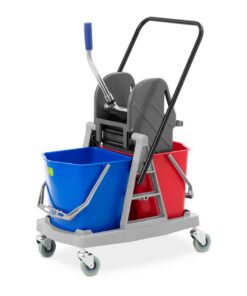 Ulsonix UNICLEAN TWO34 Reinigungswagen 2 Eimer 17 L Putzwagen mit Presseprofessionell