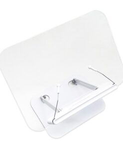 LWAY Acrylic Book Stand für Lesen, Kochbuchhalter, leichtwertig für Büro, Küche, Schulschriften, Rezepte, Magazine, Tabl