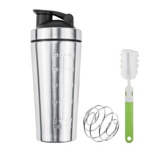 Suevut Edelstahl Protein Shaker 739ml für Fitness-Lюбители, Ausdauer- und Krafttraining, BPA-freier Eiweiß Shaker mit St