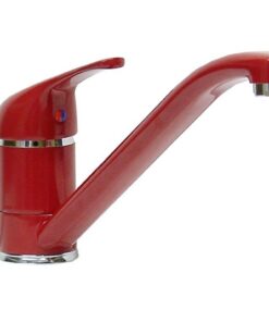 Einhebel Küchenarmatur Spültischarmatur - Rot - Praktische Wasserhahn-Variante für Jedes Haus | Einhebel Küchenarmatur