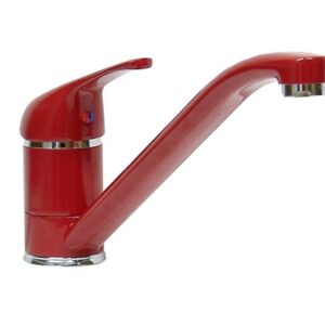 Einhebel Küchenarmatur Spültischarmatur - Rot - Praktische Wasserhahn-Variante für Jedes Haus | Einhebel Küchenarmatur