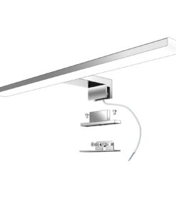 Aogled Led Spiegelleuchte für Badezimmer 40 cm, Edelstahl Slim Bad Spiegelleuchte, 10W 820LM Neutralweiß 4000K