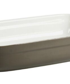 Crealys 512731 Auflaufform Keramik, für den Tisch, Ideale Essgeschossform, leichter Gebrauch und einfacher Reinigung, ta