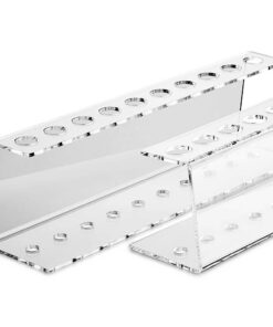 Tuuters 10-Loch Reagenzglasgestell Acryl Reagenzglas-Halter Labortechnik Laborestudium Anthologie 10x Ø 16,5mm