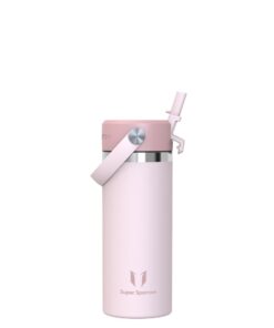 Sparrow Edelstahl Thermosflasche 500ml - BPA-frei, Auslaufsicher mit Strohhalm