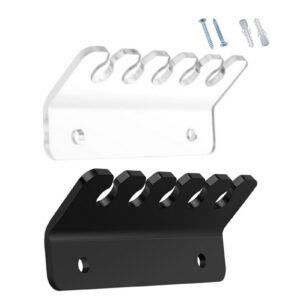 Kabel-Organizer-Clip mit großer Kapazität für Schreibtisch | Acryl-Kabel-Manager-Halter für Netzwerkkabel und Headset-K