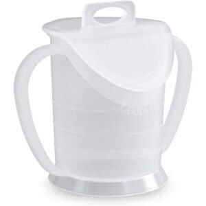 LoopCup Trinklernbecher --training für jedes Alter - weich, sicher, hygienisch (Weiß)