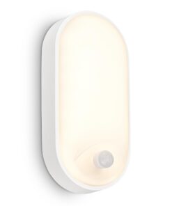 BRILONER LED Wandlampe Aussen IP65 für Garten, 100 Grad Erfassung, Bewegungsmelder, 6m Reichweite, Außenbeleuchtung, 22x