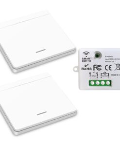 RC Funk-Lichtschalter 10A, einfach installierbar für Lampen bis 1500W | Funk-Sicherheitsschalter Empfänger-Controller 1