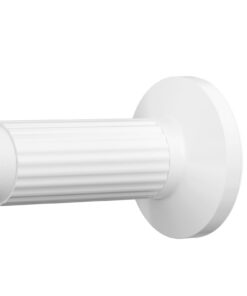 AIZESI Klemmstange ohne Bohren Ø32mm Weiß 177-327cm für Badezimmer & Balkon