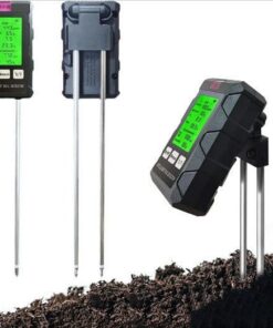 rotobest Original 6‑in‑1 Bodentester – Digitaler pH‑ & Feuchtigkeitsmesser für Garten & Zimmerpflanzen | misst Feuchtigk