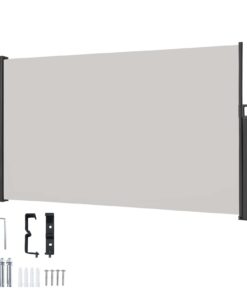 VA-Cerulean Hellgrau ausziehbar Balkon Sichtschutz.solARE뿜기 UV-Sonnen protección für Terrasse 1,6 x 3m