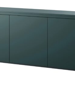 Selsey Kommode Dunkelgrün 150 cm 3 Türen 6 Fächer Schwarze Beine Populärste Suchbegriffe