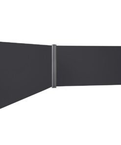 SONGMICS ausziehbare Seitenmarkise, Sonnenschutz, Balkon und Garten, anthrazit GSA320G