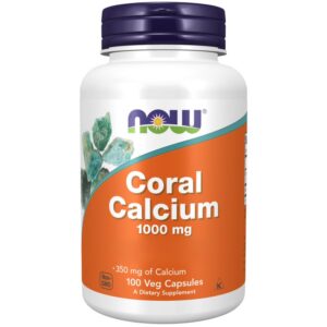 Now Foods Coral Calcium, 1000mg, hochdosiert, für Erwachsene, Essenzen im Essen und zwischen den Mahlzeiten, stärkt Zähn