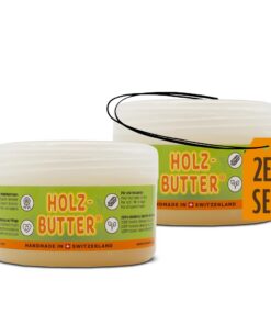 Renuwell Holz Butter 2x 250 ml - Intensiv-Pflege für alle Holzarten - 100% natürliche Inhaltsstoffe, hochwertiger Balsam