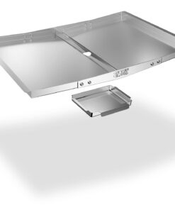 Fettschale mit Auffangwanne Dyna Glo verstellbar für Gasgrill Expert Grill Edelstahl (Breite 61-76,2 cm) Auffangwanne