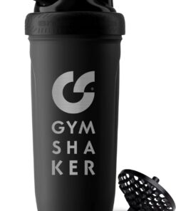GYMSHAKER Edelstahl Shaker - 900 ml - BPA-Freies Sieb für cremige Protein-Shakes - sichere Auslage - für Fitness Freaks