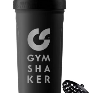 GYMSHAKER Edelstahl Shaker - 900 ml - BPA-Freies Sieb für cremige Protein-Shakes - sichere Auslage - für Fitness Freaks