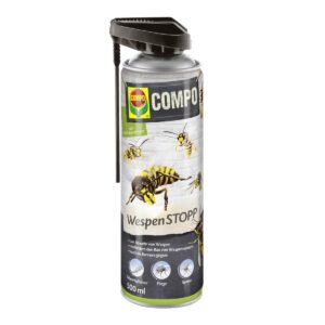 COMPO WespenSTOPP - Wespenspray mit Sprührohr - zur Bekämpfung von Wespen und Wespennestern - Sofort- und Langzeitwirkun