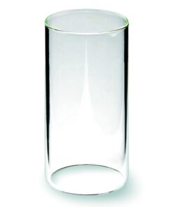 **Hochwertiges Windlichtglas ohne Boden, klar, 12 Stück für kreative Gartenanordnungen** | **Zub.ImageAlignen Windlicht