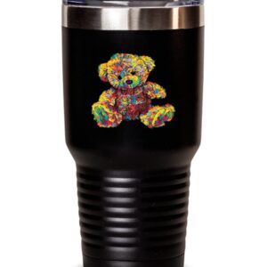30oz Isolierte Edelstahl Tumbler mit lustigem Teddybär Motiv für ausschlaggebendemomente | Isoliertes 30oz Edelstahl Tu