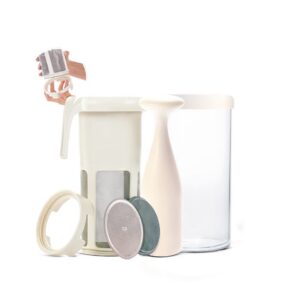 MÜLSI Sojamilchbereiter - Veganer Milker für Pflanzenmilch, multifunktional Filtersiebe, 800 ml | MÜLSI Pflanzenmilchbe