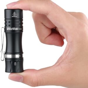 Wurkkos TS10 V2 - LED Taschenlampe 1400 Lumen Schwarz-6K Outdoor-ip68 UI