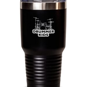 30oz Isolierter Edelstahl Tumbler für Kinder Drummer - Lustige Drums - Insulated Kids Cooler Thermos