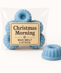 ❥ 5er Set - Winter & Weihnachts Duftwachs | Raumduft für den Hausgebrauch | Melts | Duftkerzen | Christmas Morning ❥
