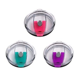 BESTonZON Tumbler Deckel Spritzwassergeschützt (Blau, Lila, Rosa) BESTonZON Tumbler Deckel 30oz Spritzwassergeschützt