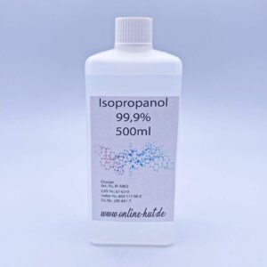 Isopropanol Klar 99,9% + Reinigung + Mediziner + Haus + Antibakteriell + 500ML + Desinfektion