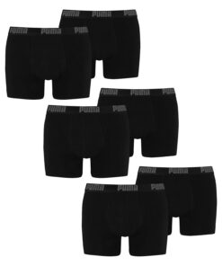 PUMA Boxer Boxershorts - Männer Unterhose für Tagesgesundheit und Komfort 6er Pack
