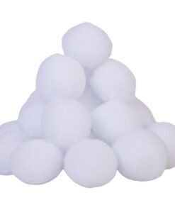 Limtula Realistische Imitations-Snowebelte 6 cm für Hausvergnügen und Weihnachtsdeko im Innern | Limtula 100 Pack Imita