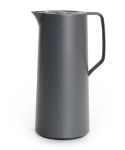 Emsa Motiva Thermoskanne 1l, Teekanne Thermo, anthrazit, 12h heiß, 24h kalt | Emsa Motiva Thermoskanne 1l, isolierte Te