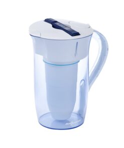 ZeroWater 10 Tassen runder Wasserfilterkrug mit fortschrittlichem 5-Stufen-Filter und Wasserqualitätsmessgerät, 2,4 Lite